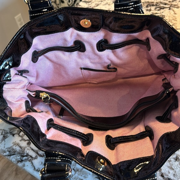 Dooney and Bourke Black Leather Chiara Bag - Picture 4 of 5